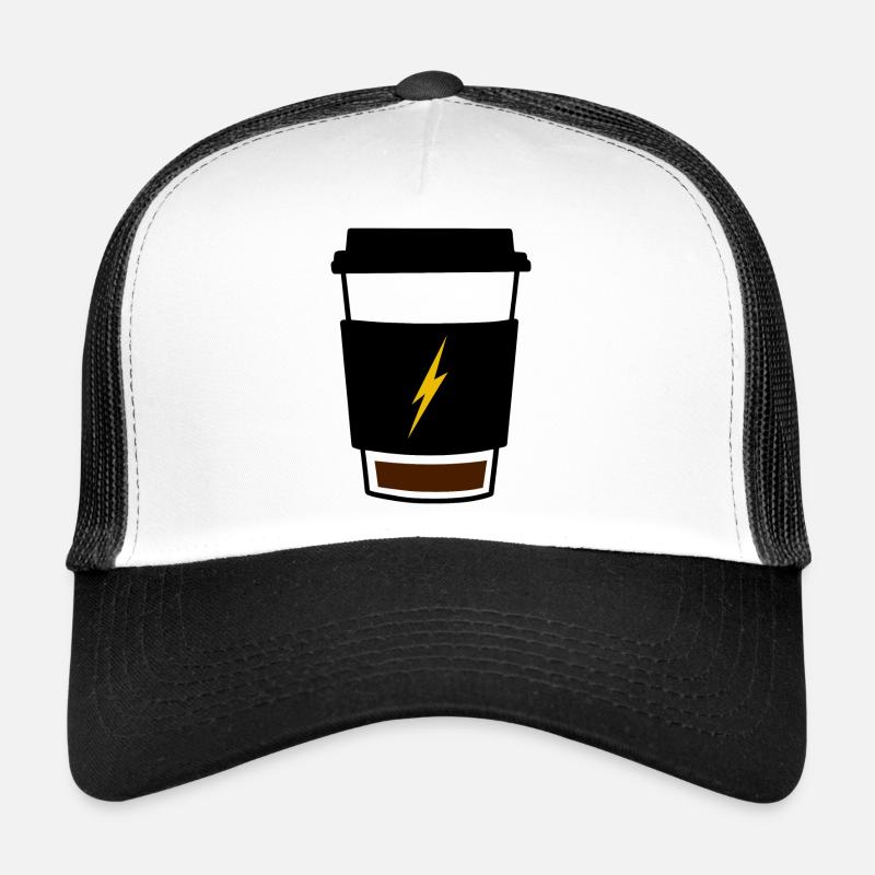 Low Battery Coffee Trucker Cap