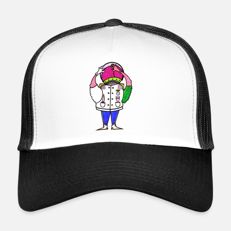 Der Soßen Esser - Trucker Cap - Weiß/Schwarz