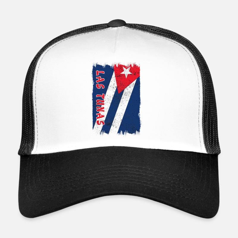 Drapeau vintage Las Tunas Cuba Casquette trucker 