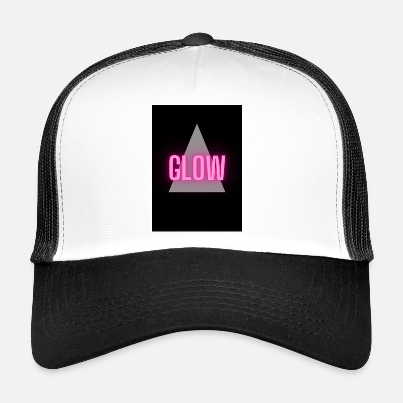 Glow Story - Trucker Cap - Weiß/Schwarz