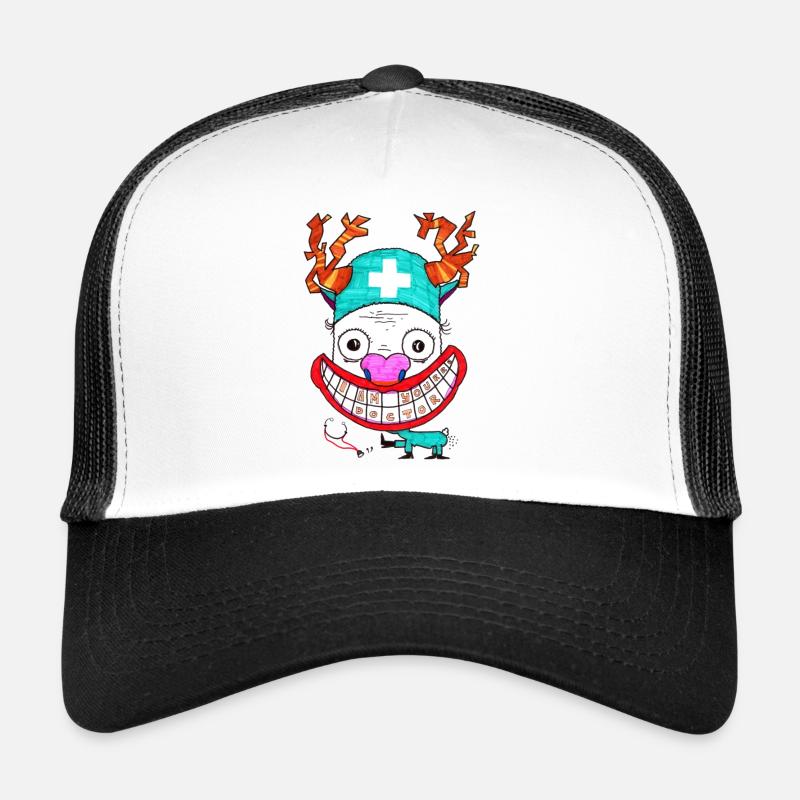 Doktor - Trucker Cap - Weiß/Schwarz