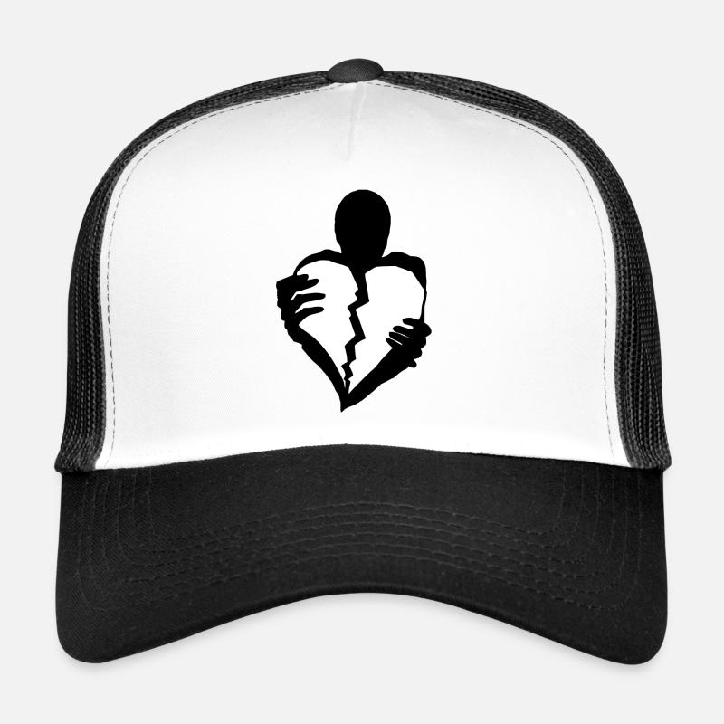 An einem gebrochenen Herzen festhalten Trucker Cap