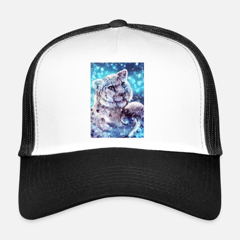 The Snow Leopardess Trucker Cap