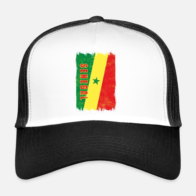 Drapeau du Sénégal Casquette trucker 