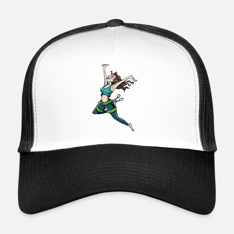 Ascension réussie - Casquette trucker  - blanc/noir
