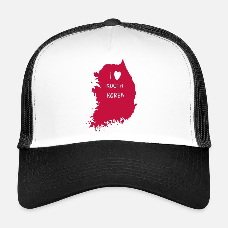 I Love Korea Trucker Cap