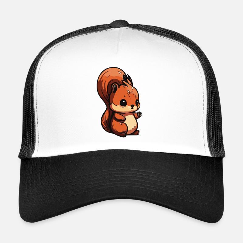 Eichhoernchen Squrirrel Comic Cute Kawaii 6 Trucker Cap