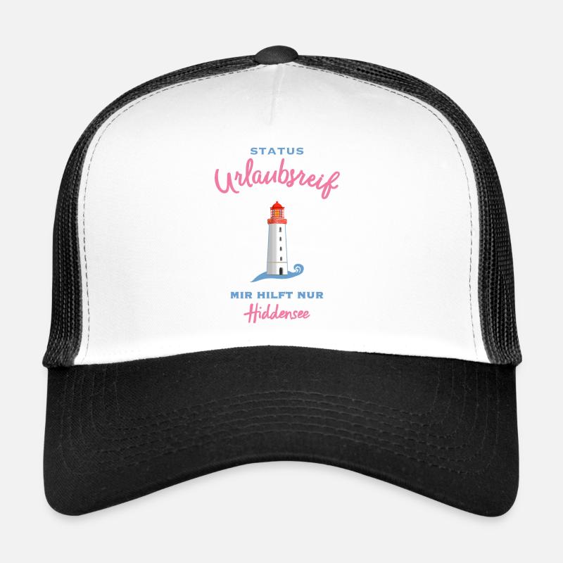 Hiddensee, Leuchtturm Dornbusch, Urlaubsreif Trucker Cap