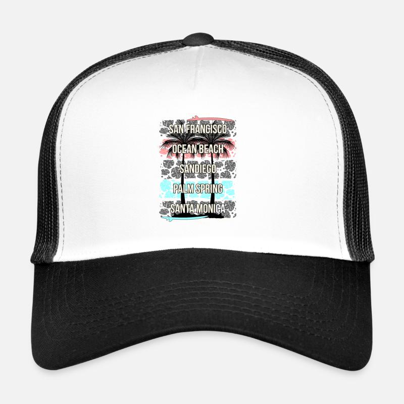 San Francisco Ocean Beach Trucker Cap