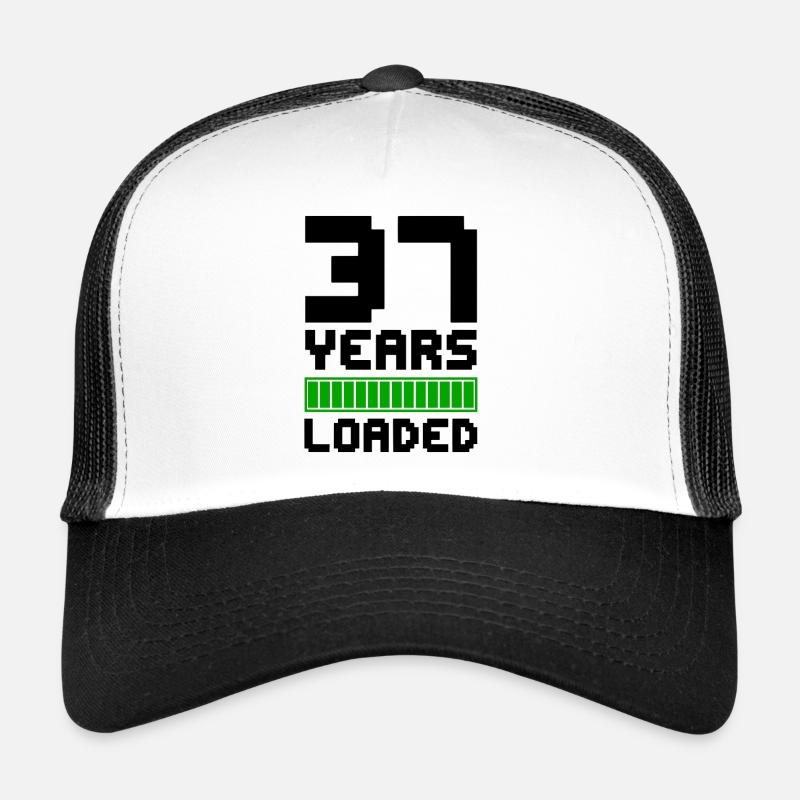 37 Years Loaded 37th Birthday Trucker Cap