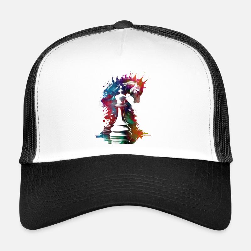 Chess #chess #sport - Trucker Cap - white/black