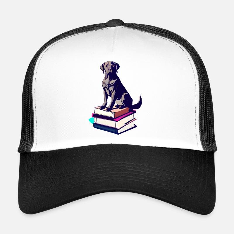 Hunde Bücher Labrador Buch Hund Lesen Hundehalter Trucker Cap