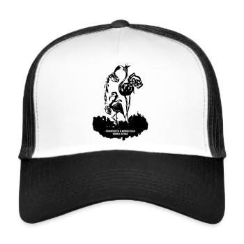 BEMBEL ULTRAS Flamingo Society - Trucker Cap - white/black - Front