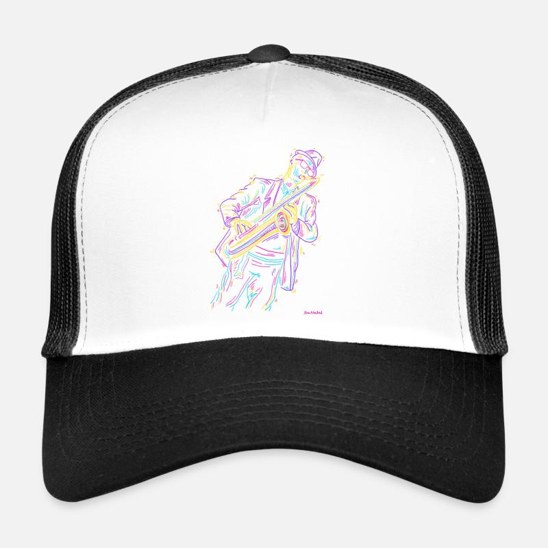 Jazz Sax Trucker Cap