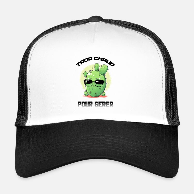 La cactus aux lunettes de soleil Casquette trucker 