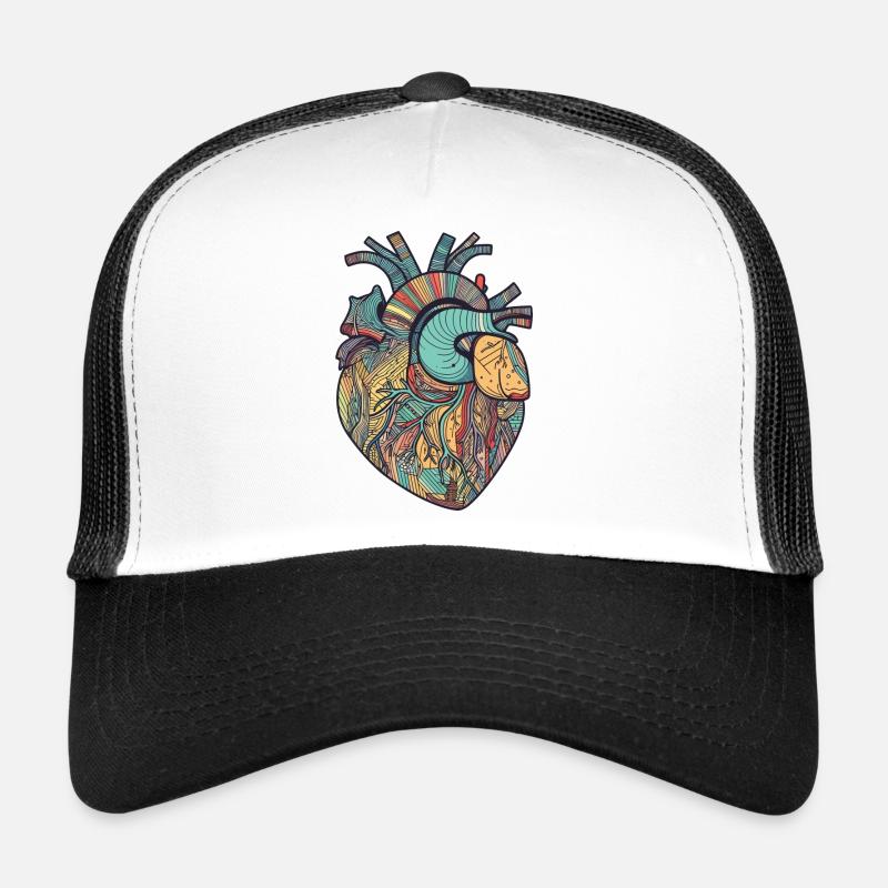 Anatomie du coeur Casquette trucker 