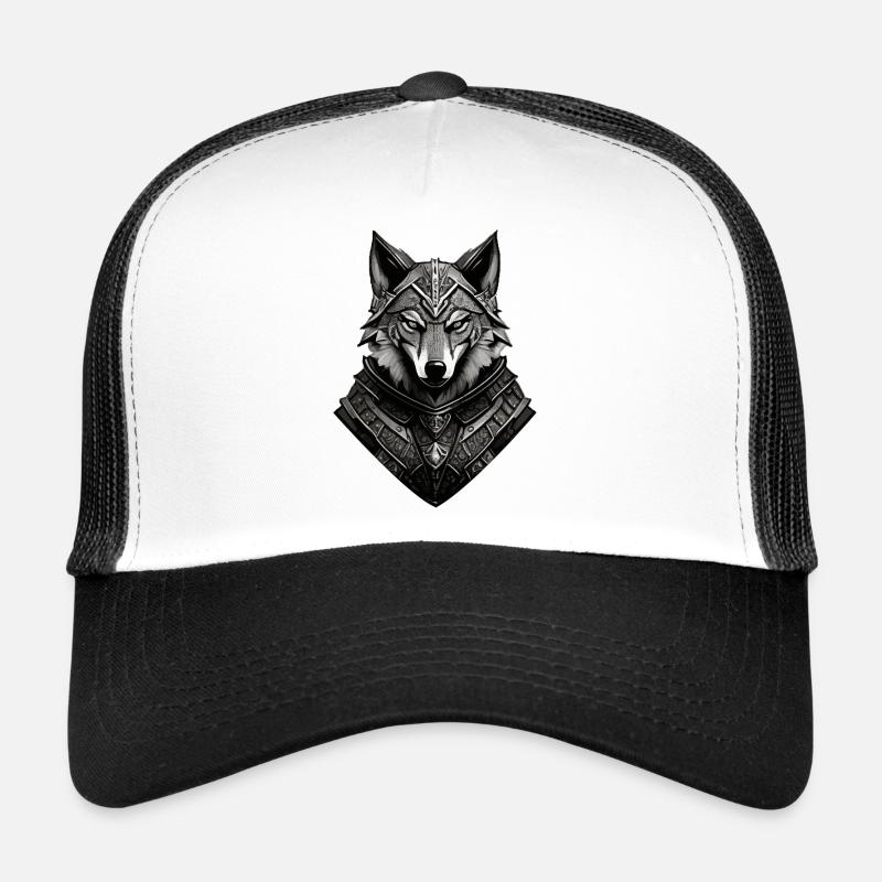 Wolf 5 By Pr3vise - Trucker Cap - white/black