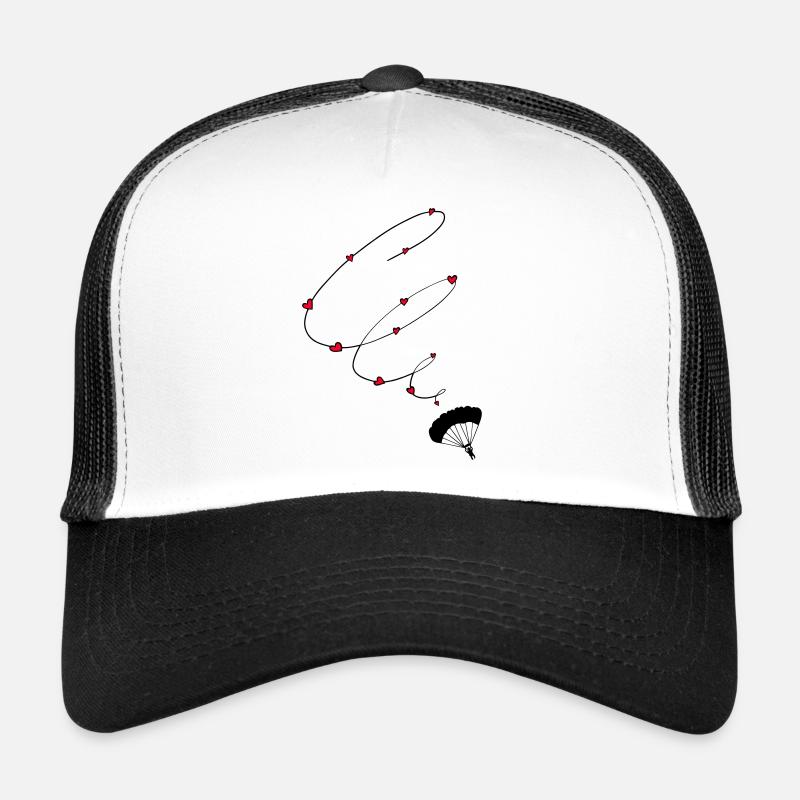 L’amour des parachutistes pour le parachutisme Casquette trucker 