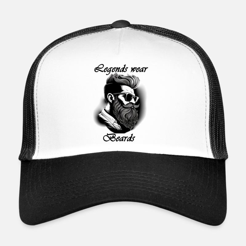 Legends wear beards Trucker Cap