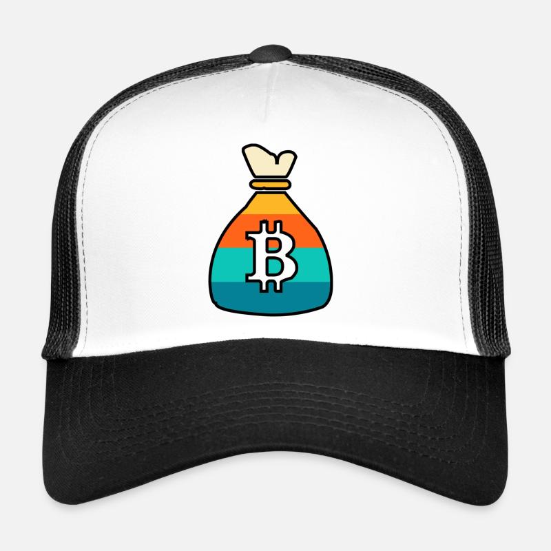 Bourse de bitcoin rétro Casquette trucker 