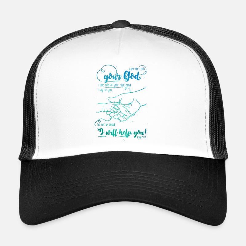 Jesaja Bibelvers Ich helfe dir Trucker Cap