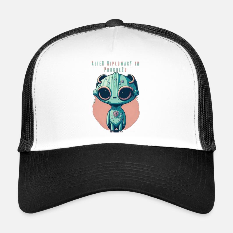 Alien Diplomacy in Progress Trucker Cap