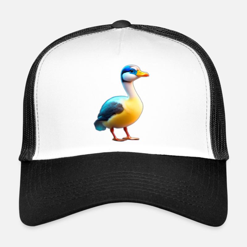 Ente - Trucker Cap - Weiß/Schwarz