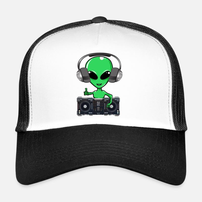 Drôle de Dj Dj Alien Casquette trucker 