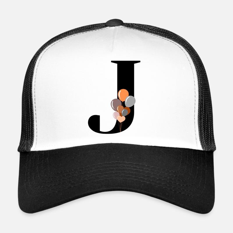 Buchstabe j Geburtstagsballon Trucker Cap