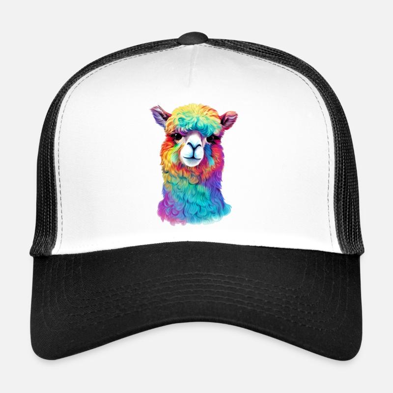 Alpaka - Trucker Cap - Weiß/Schwarz