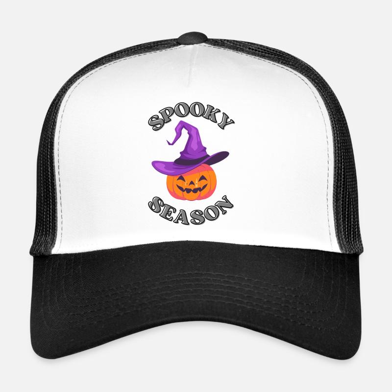 Saison effrayante - Casquette trucker  - blanc/noir