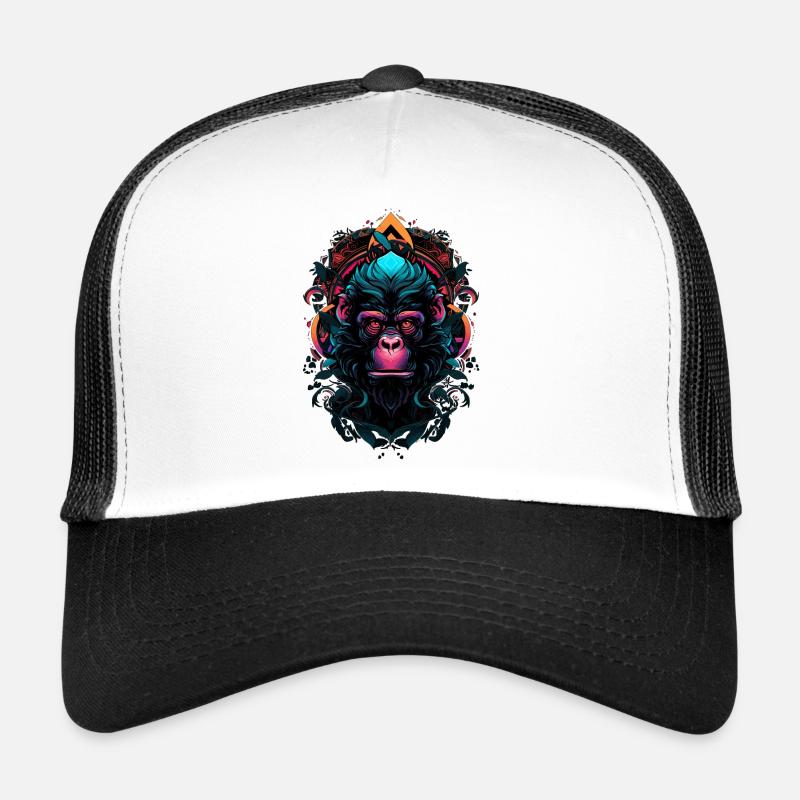 mera Art Street art monkey five Trucker Cap