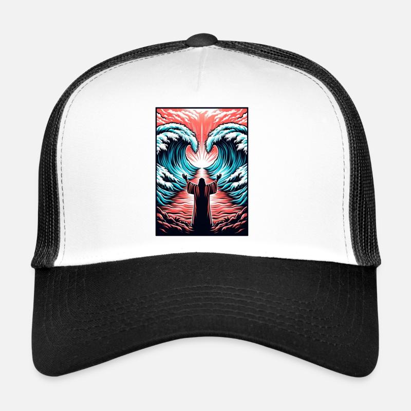 Moses teilt das Meer. Trucker Cap