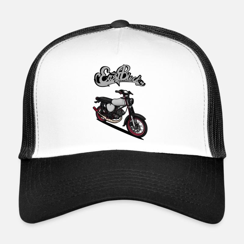 S51 (Tuning) // Illustration - Trucker Cap - Weiß/Schwarz
