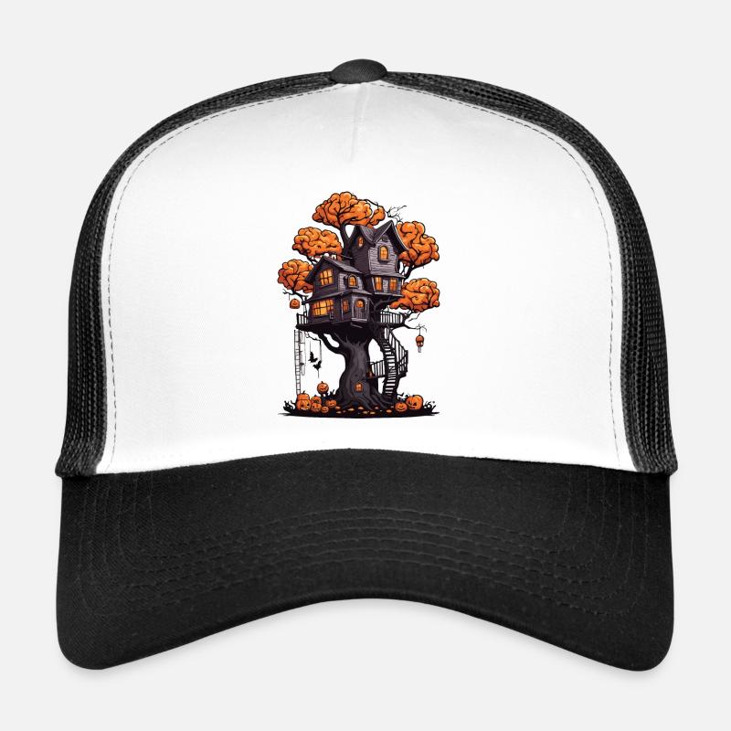 Cabane dans les arbres / Cime des arbres / Cabane dans les arbres / Aventure Casquette trucker 