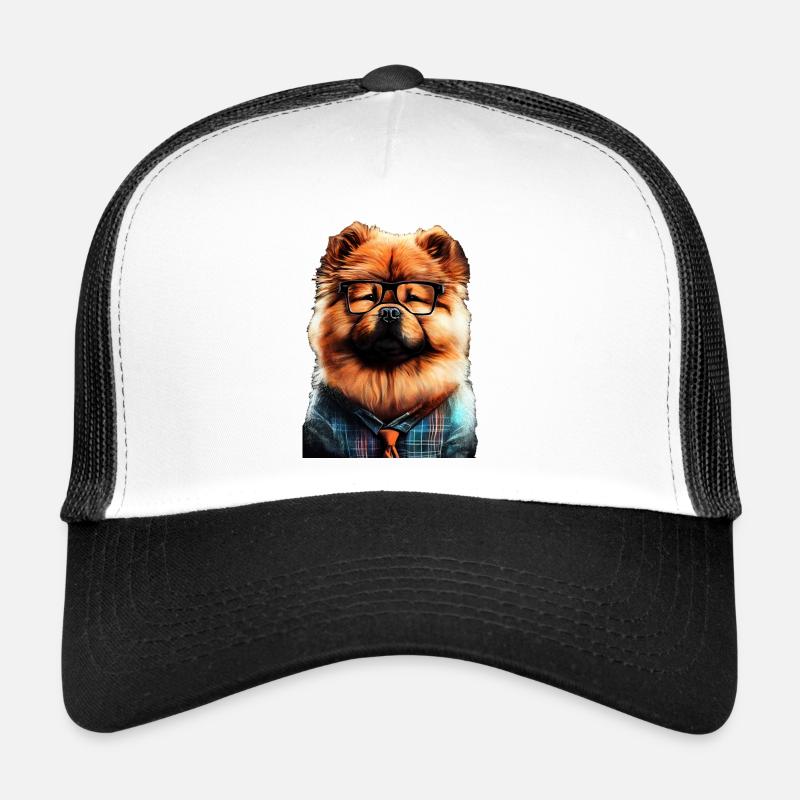 Chow Chow Chien Moch Casquette trucker 