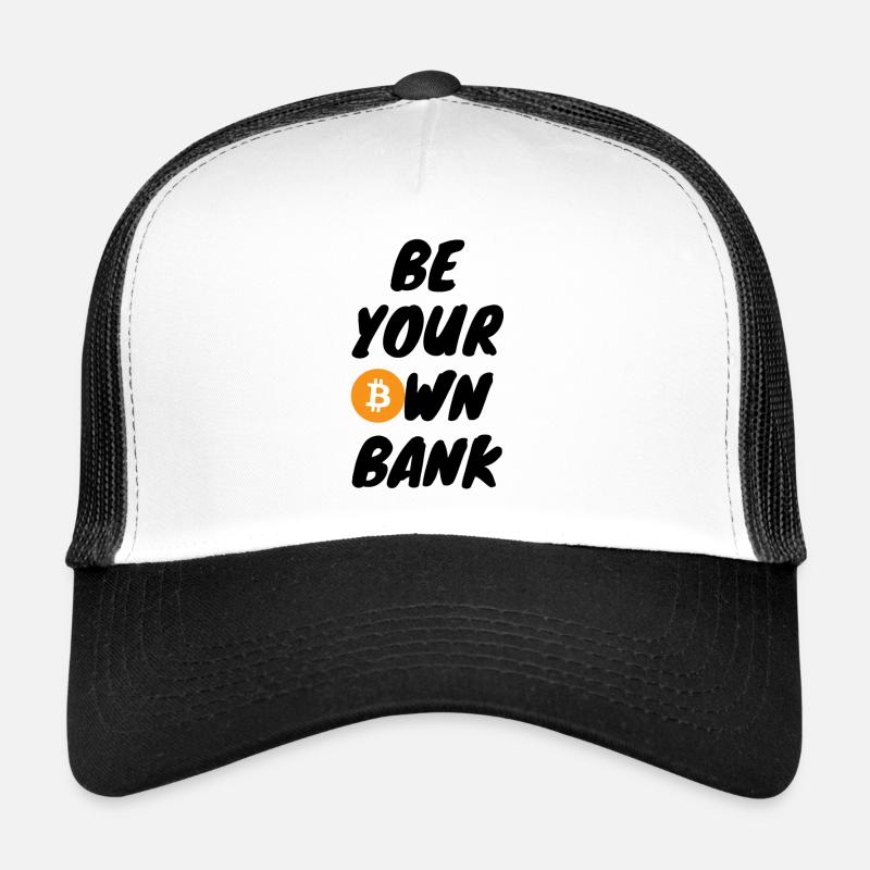 Crypto Soyez votre propre banque Casquette trucker 