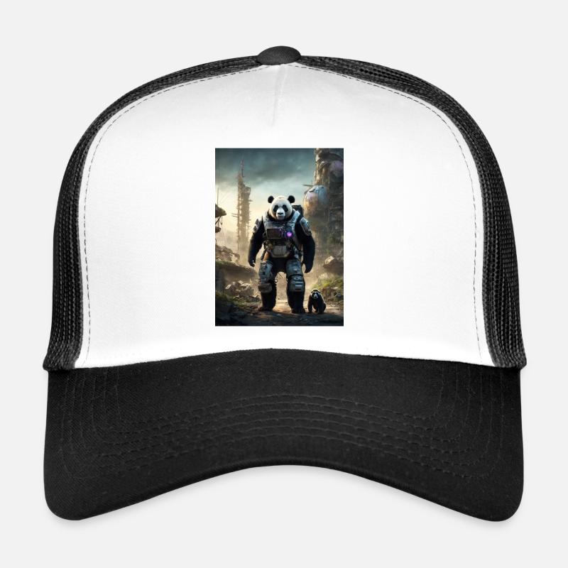 Panda aus der Zukunft Trucker Cap