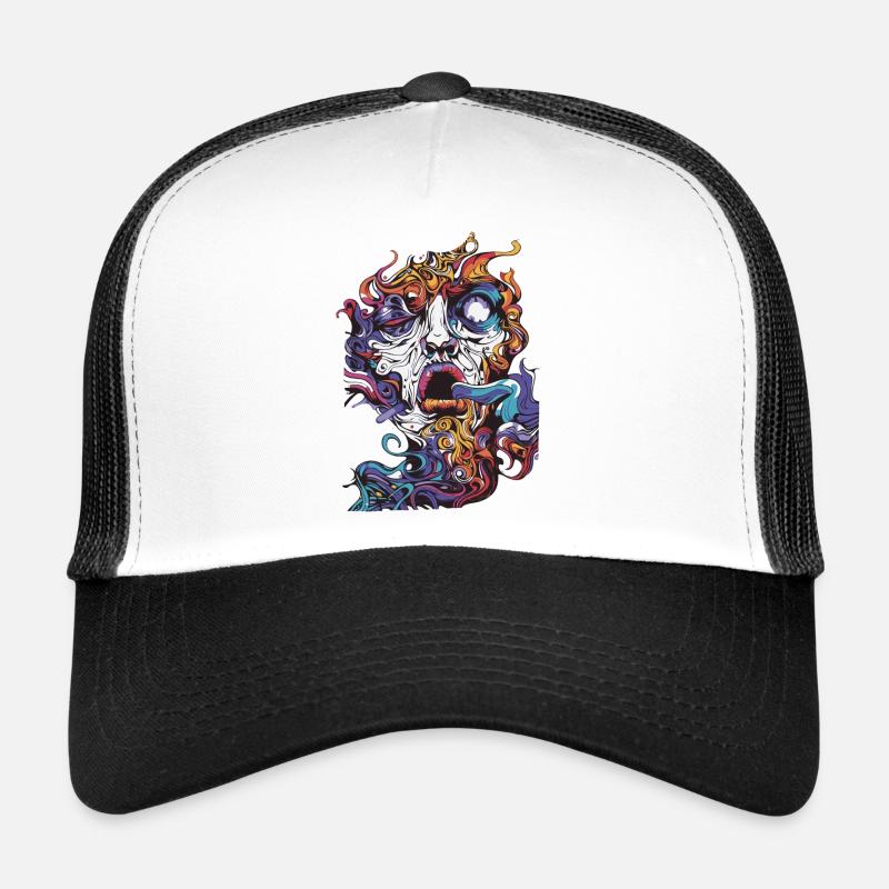 Fumer de l’herbe Cannabis Fumer du cannabis Trip Dream Joint Casquette trucker 