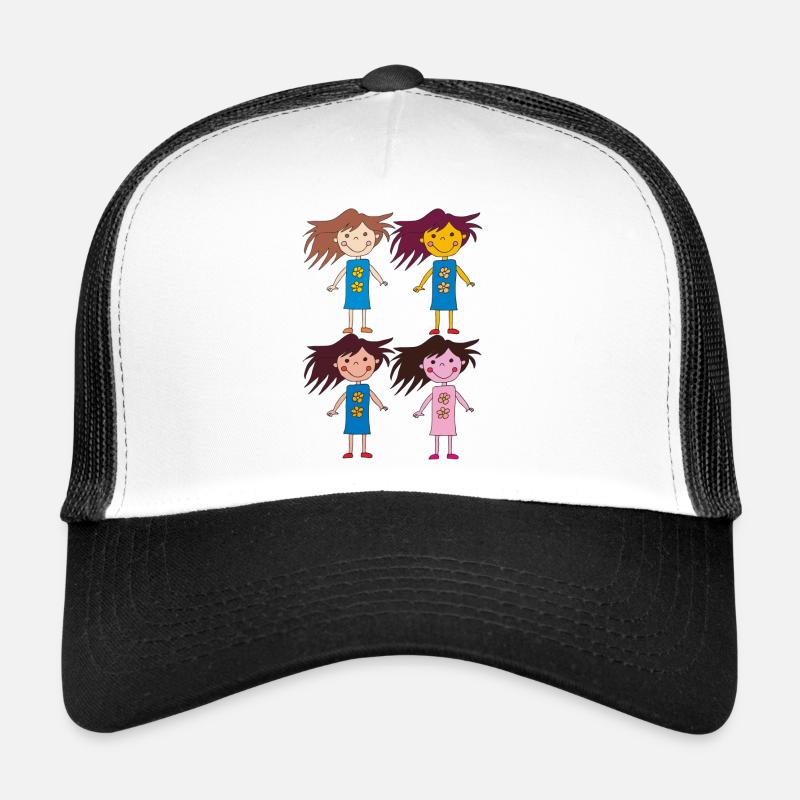 vier mädchen lustig Trucker Cap