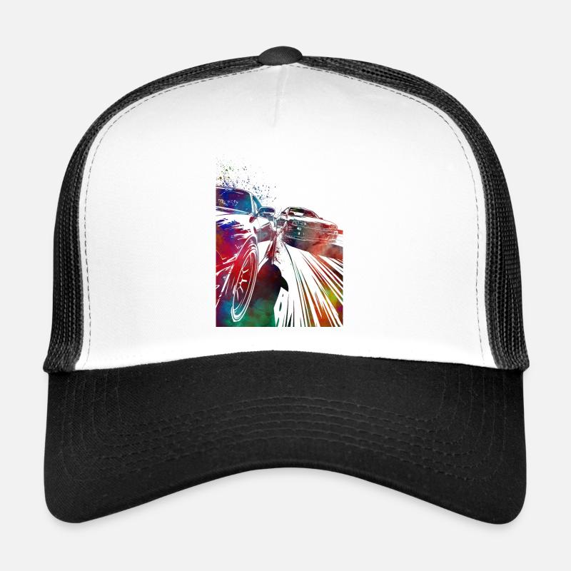 Voitures de course #racing #sport Casquette trucker 
