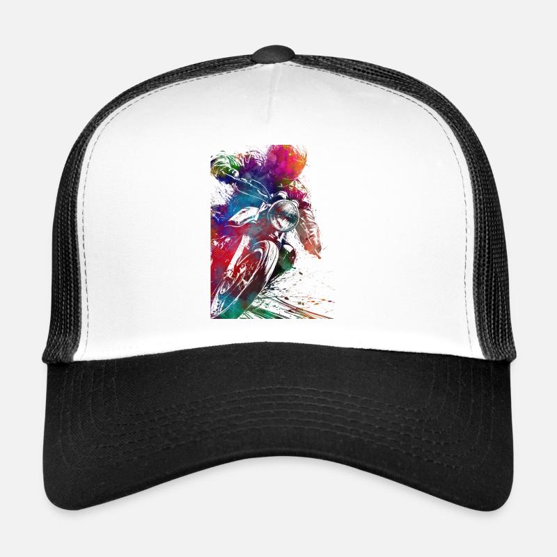 #motor #sport de course automobile Casquette trucker 