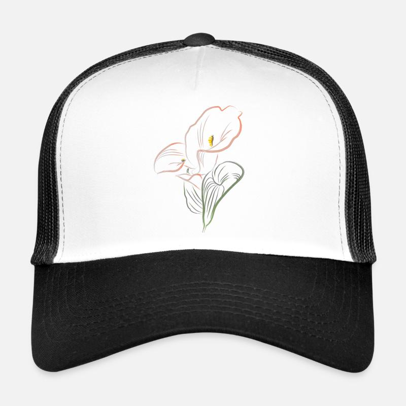 CALLA mix AutmnOrange2 Trucker Cap