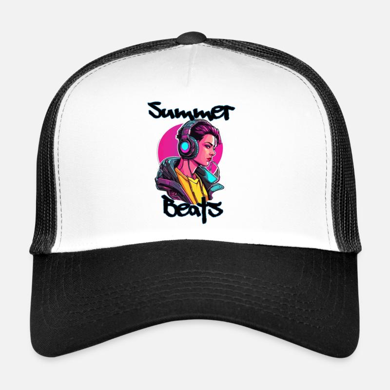 Casque / Audio / Musique / Son / Studio / Cool Casquette trucker 