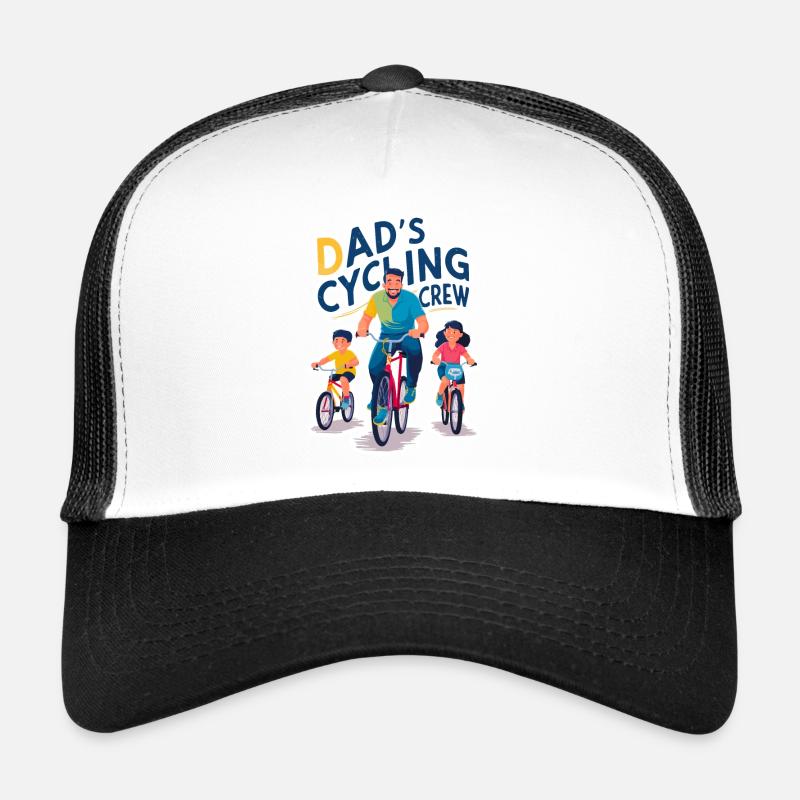 Conception de la famille Crew Cycling de papa Casquette trucker 