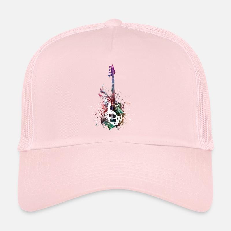 Musique guitare basse Casquette trucker 