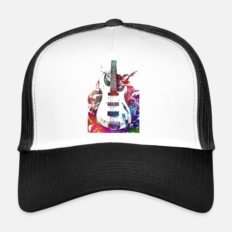 Musique guitare basse Casquette trucker 
