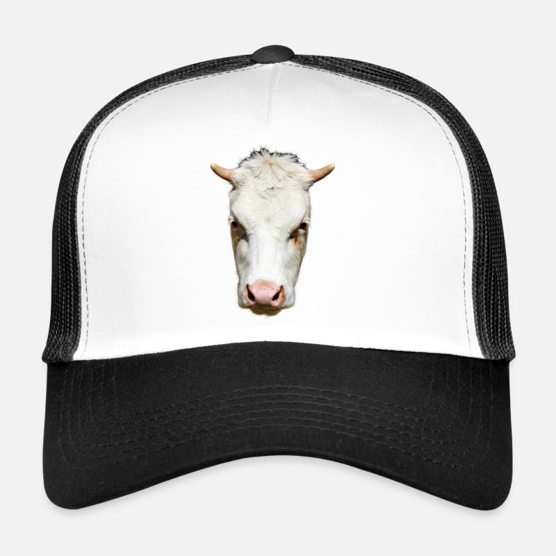 lustige Kuh Kuhkopf Geschenk Bauern Trucker Cap