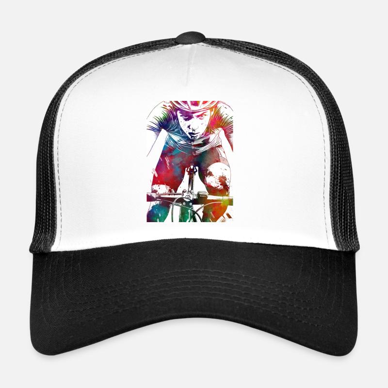 Sport : cyclisme, art Casquette trucker 