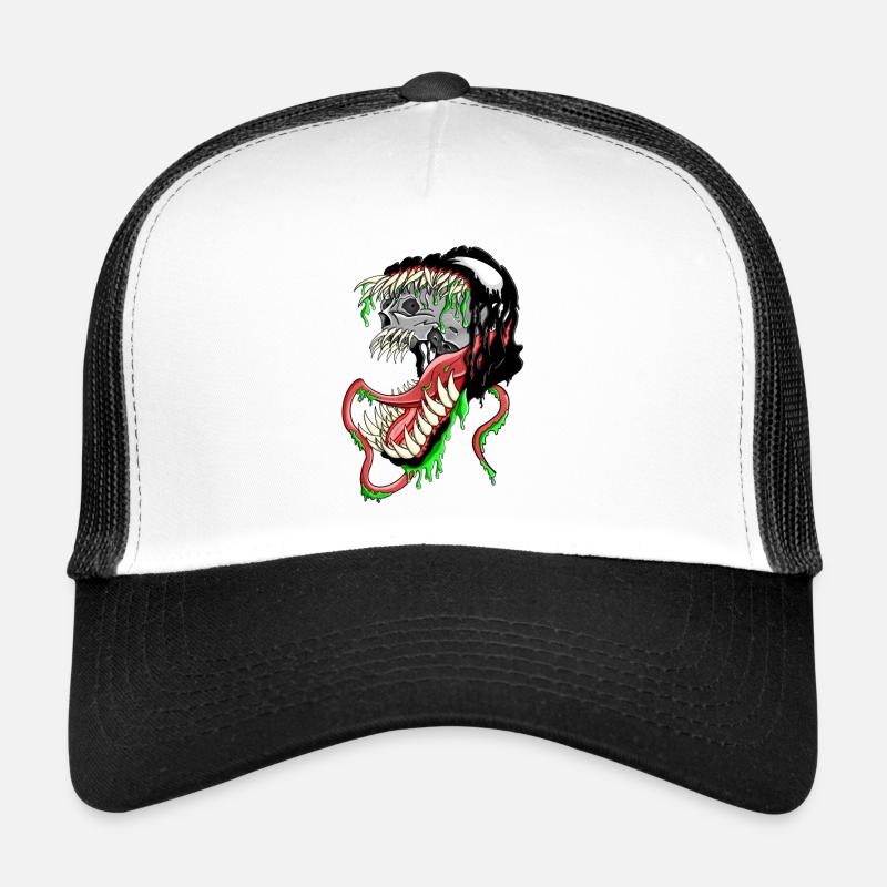 Der symbiont - Trucker Cap - Weiß/Schwarz